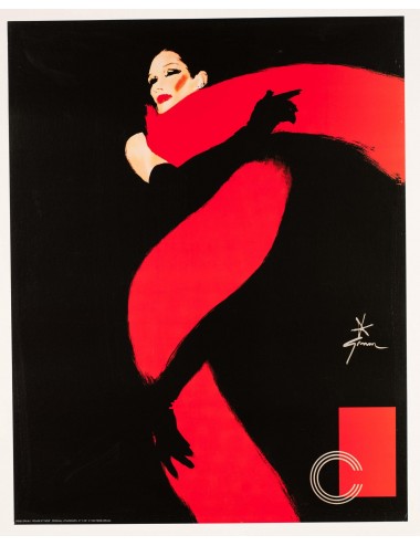 RENÉ GRUAU - Rouge et noir